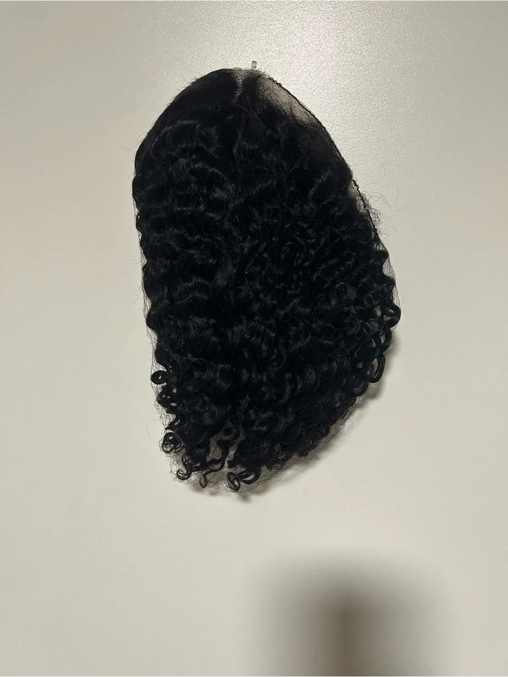 Deep Curly Lace Front Wig - Natural Black